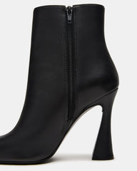 BOLERO Black Leather Pointed-Toe Heeled Women's Ankle Boot | Steve Madden for Sale