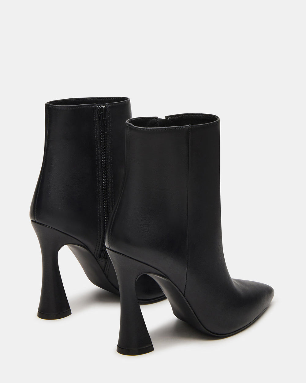 BOLERO Black Leather Pointed-Toe Heeled Women's Ankle Boot | Steve Madden for Sale