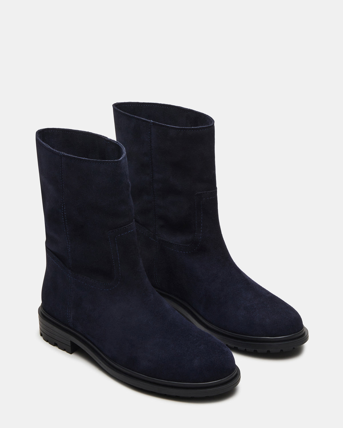 BATES Navy Suede Women's Boot | Steve Madden discount