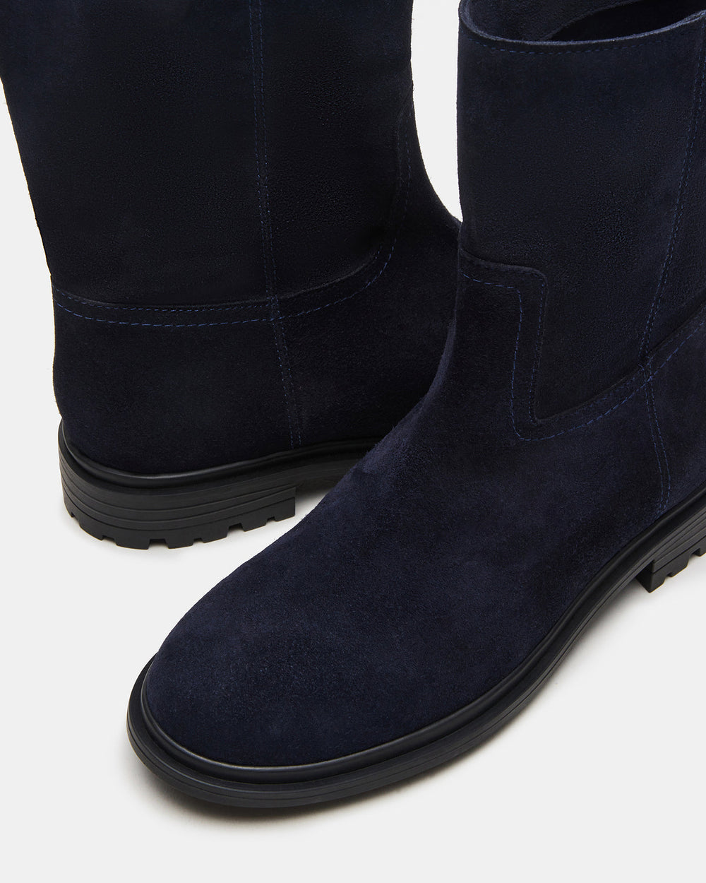 BATES Navy Suede Women's Boot | Steve Madden discount
