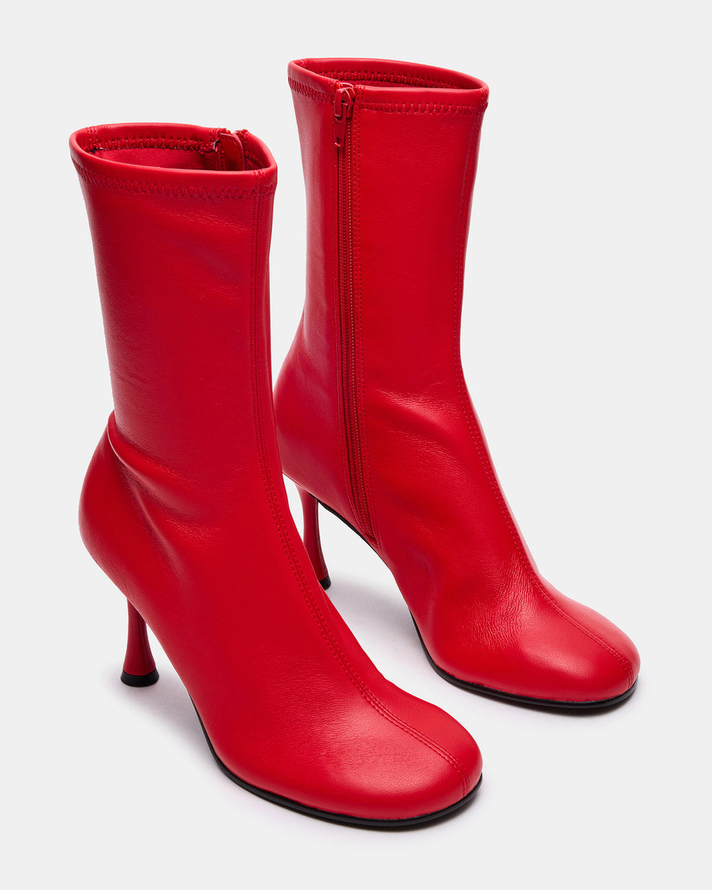 LORENZA Red Heeled Women's Ankle Boot | Steve Madden on Sale