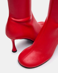 LORENZA Red Heeled Women's Ankle Boot | Steve Madden on Sale