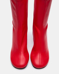LORENZA Red Heeled Women's Ankle Boot | Steve Madden on Sale