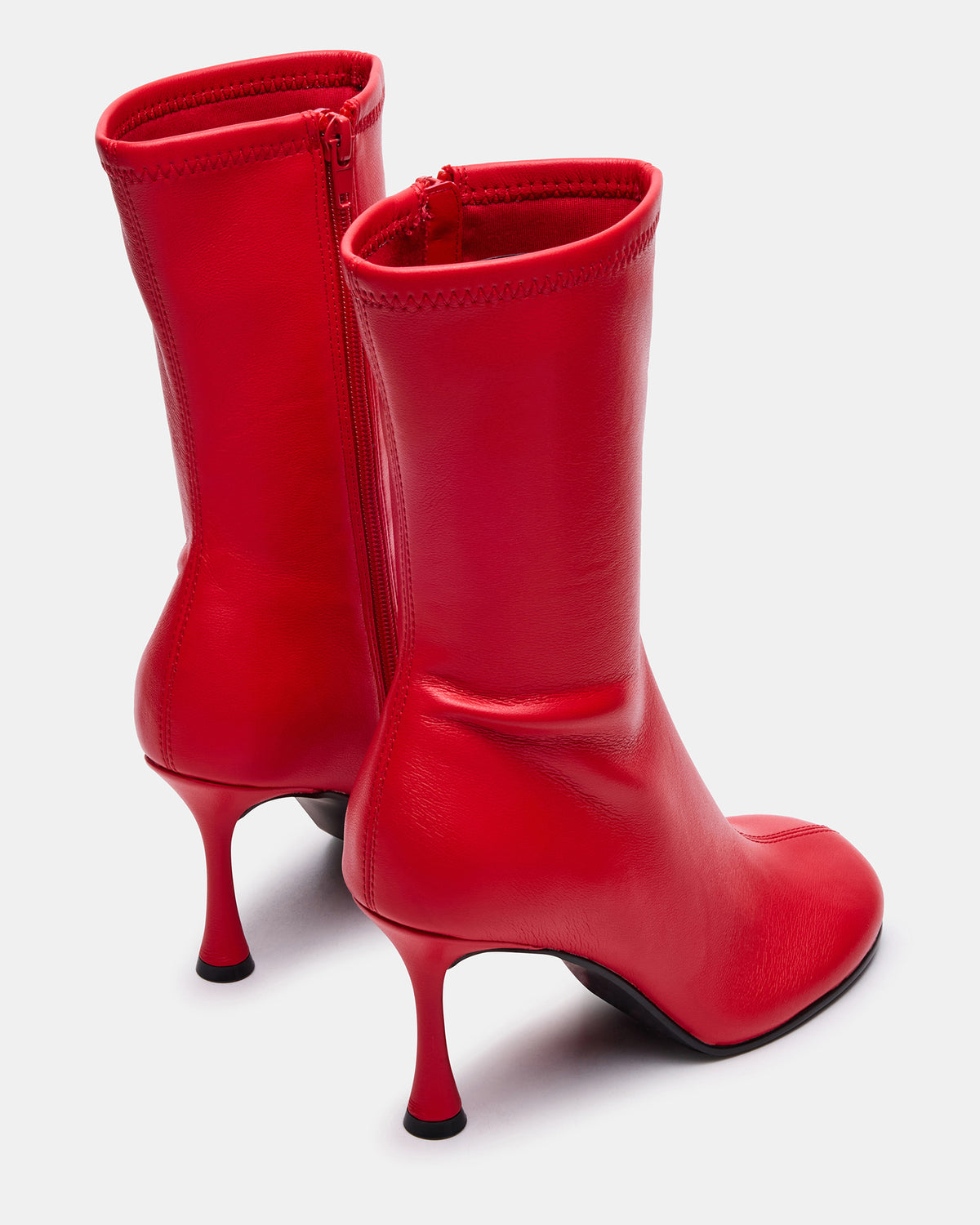 LORENZA Red Heeled Women's Ankle Boot | Steve Madden on Sale
