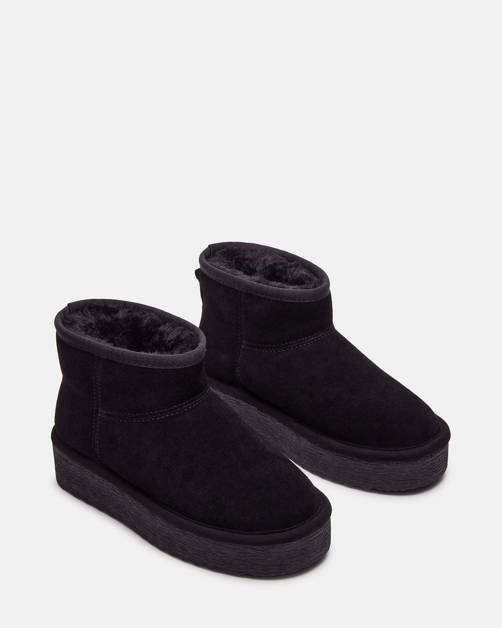 COMFY Black Suede Women's Ankle Boot | Steve Madden discount