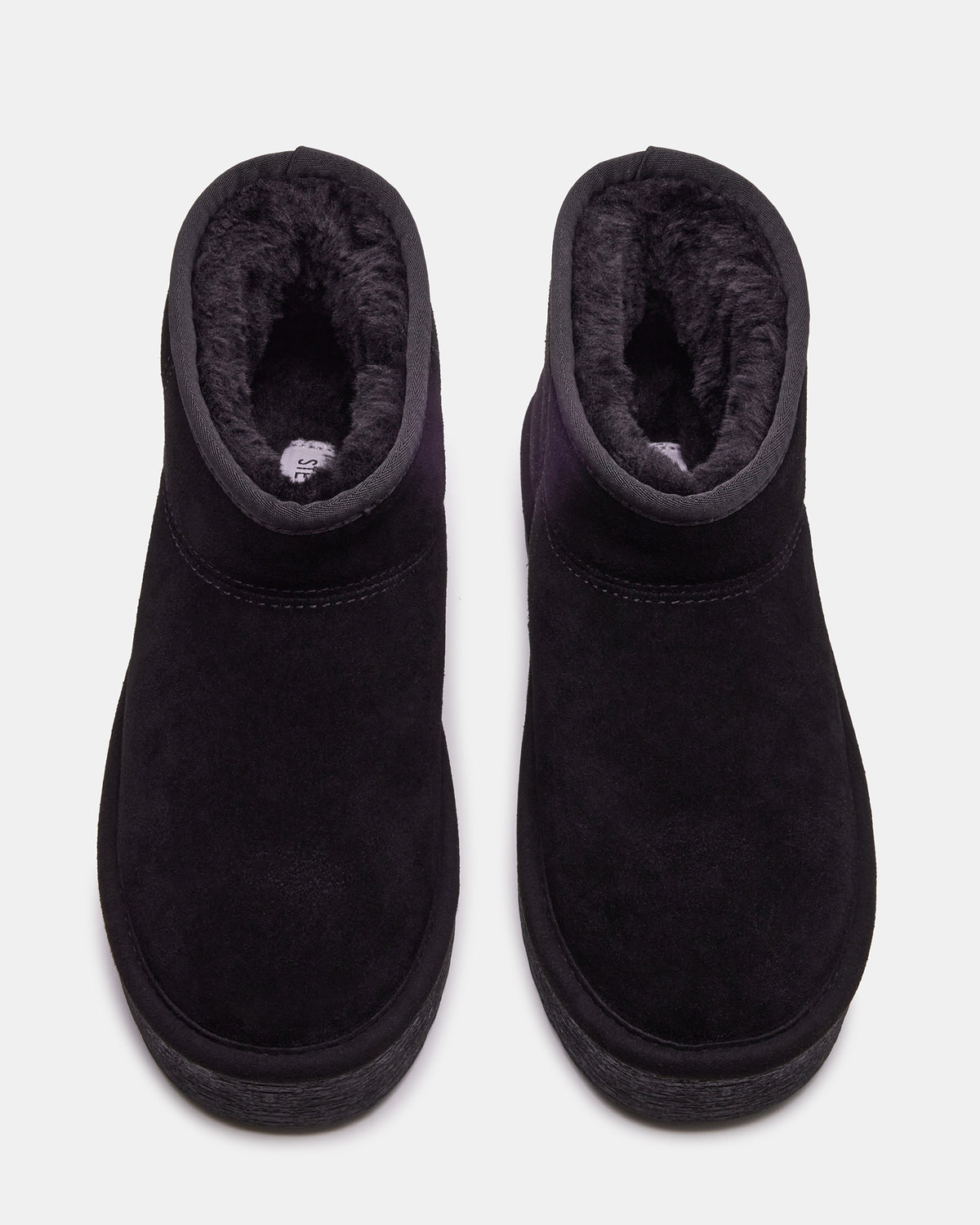 COMFY Black Suede Women's Ankle Boot | Steve Madden discount