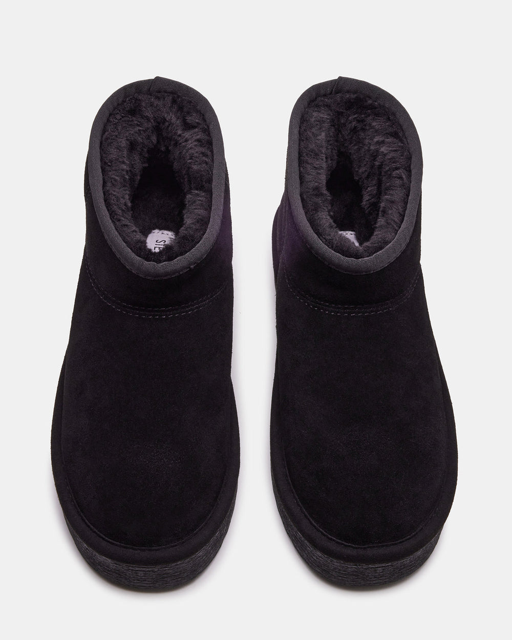 COMFY Black Suede Women's Ankle Boot | Steve Madden discount