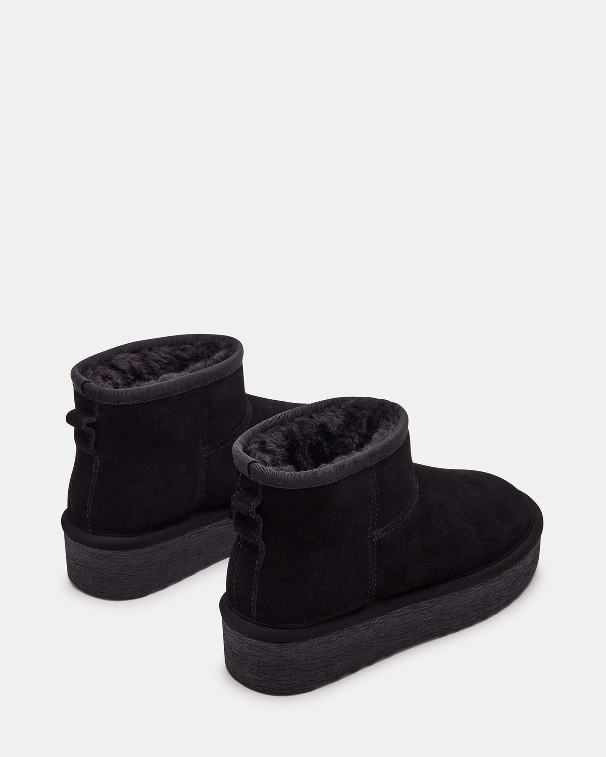COMFY Black Suede Women's Ankle Boot | Steve Madden discount