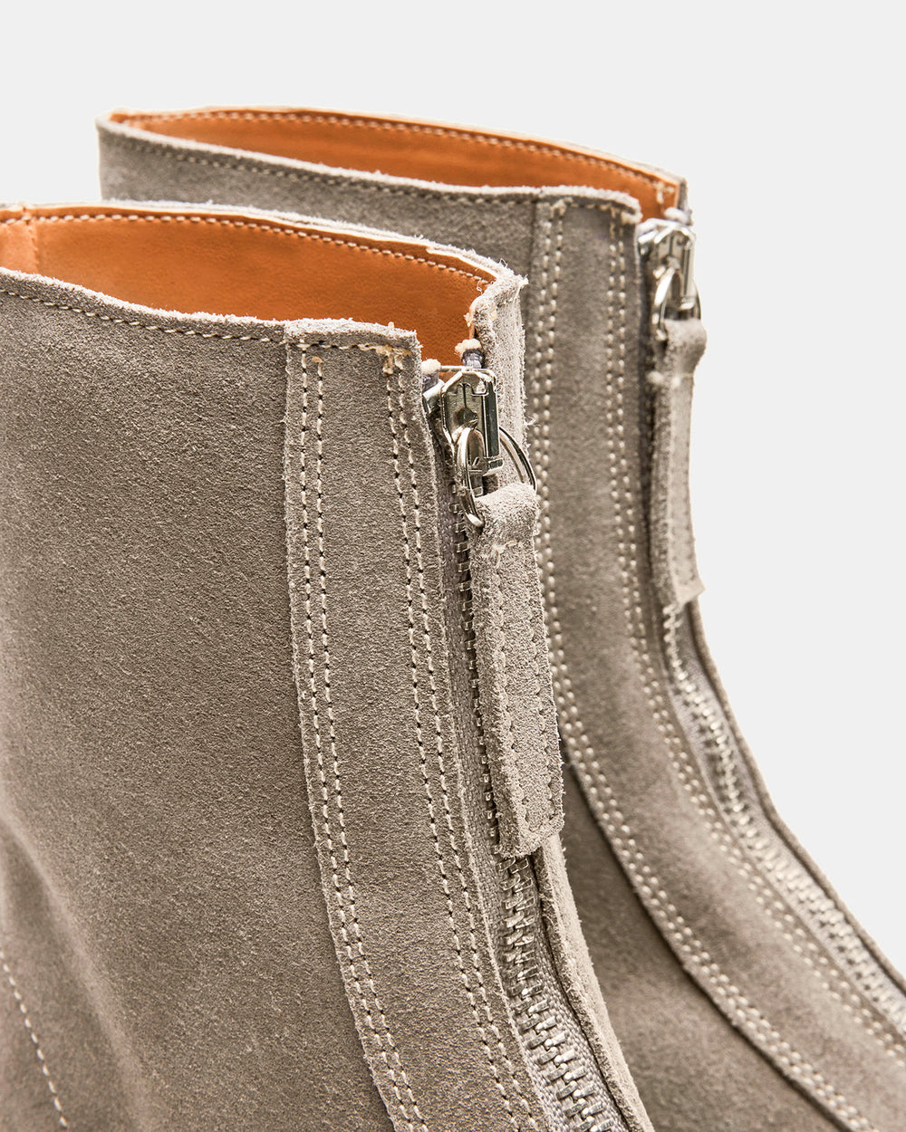 JONES Light Grey Zipper Lug Women's Ankle Boot | Steve Madden online
