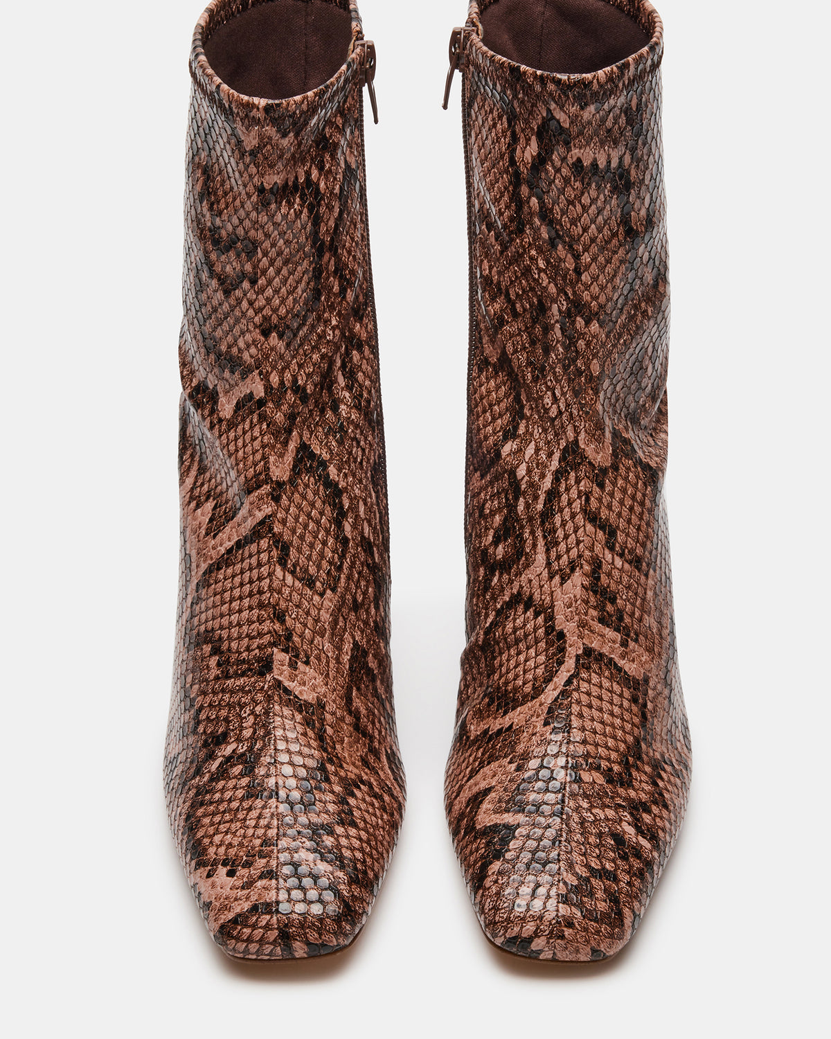 HUSH Snake Square Toe Bootie | Women's Ankle Boots | Steve Madden online