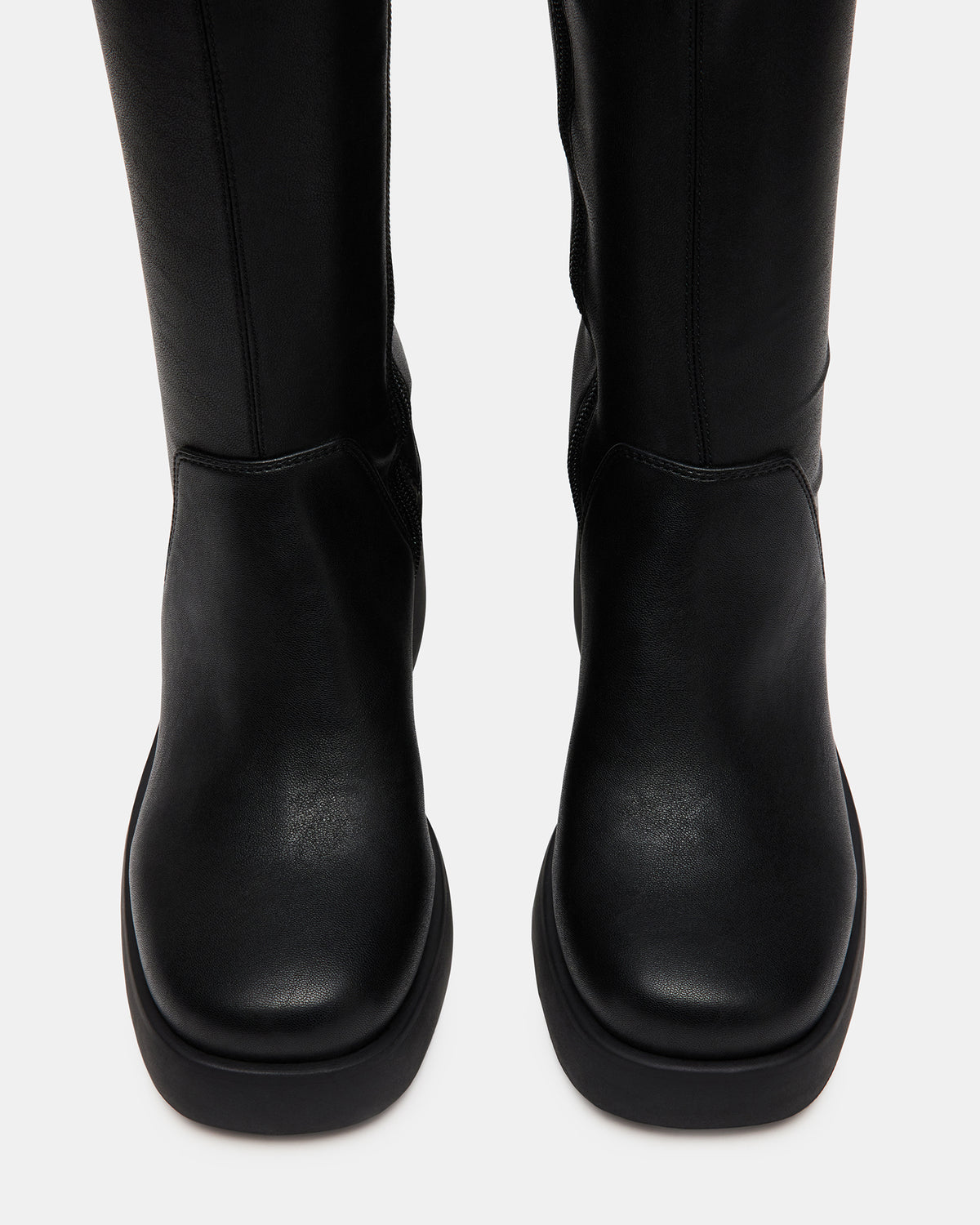 BERKLEIGH Black Wide Calf Women's Knee High Boot | Steve Madden US