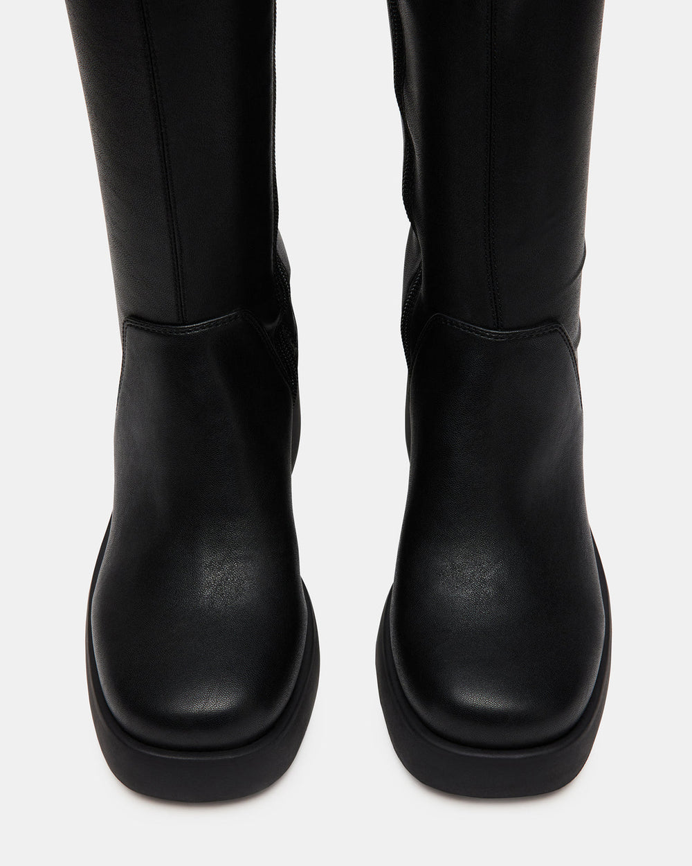 BERKLEIGH Black Wide Calf Women's Knee High Boot | Steve Madden US