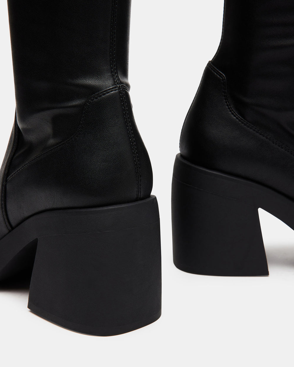 BERKLEIGH Black Wide Calf Women's Knee High Boot | Steve Madden US