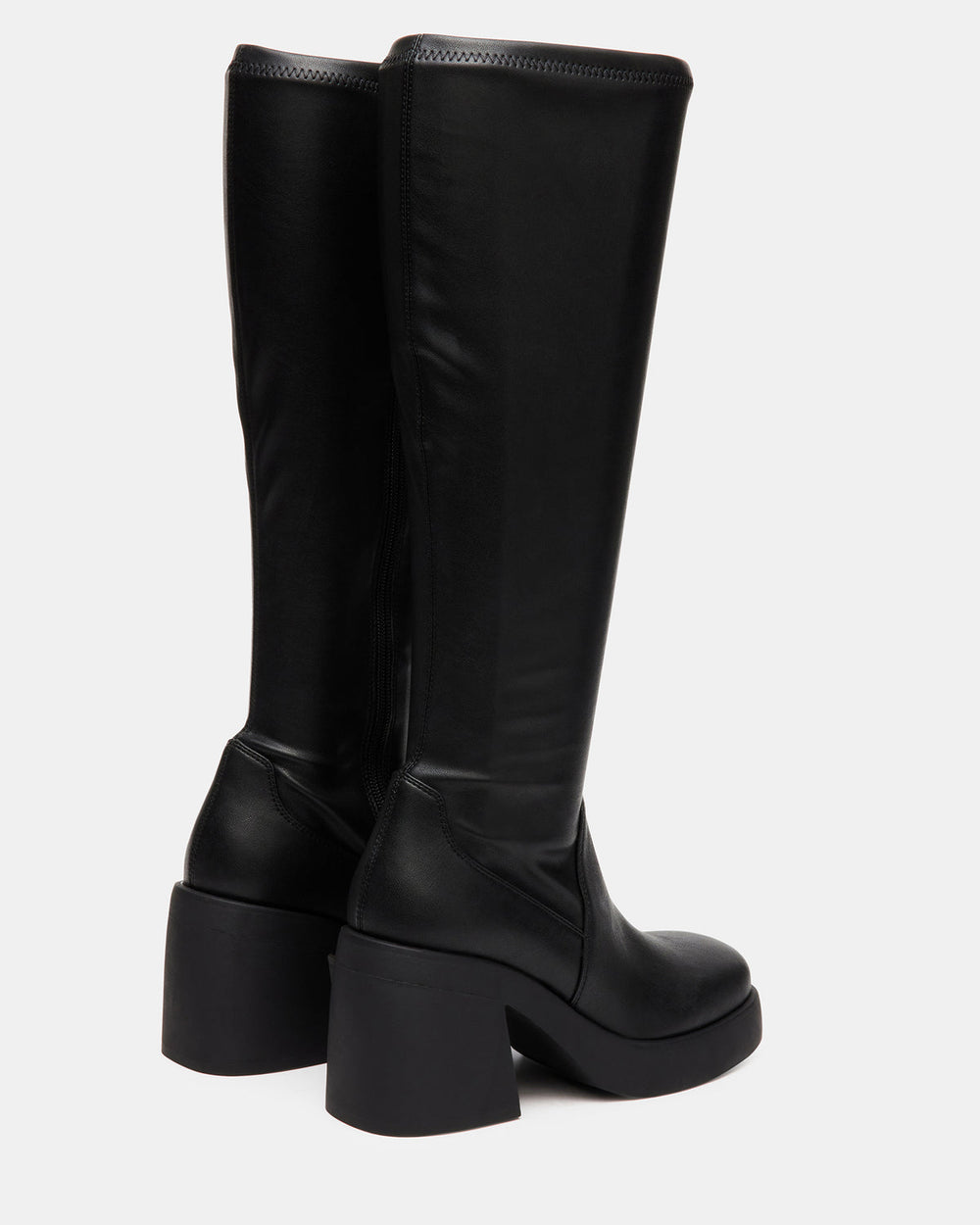 BERKLEIGH Black Wide Calf Women's Knee High Boot | Steve Madden US
