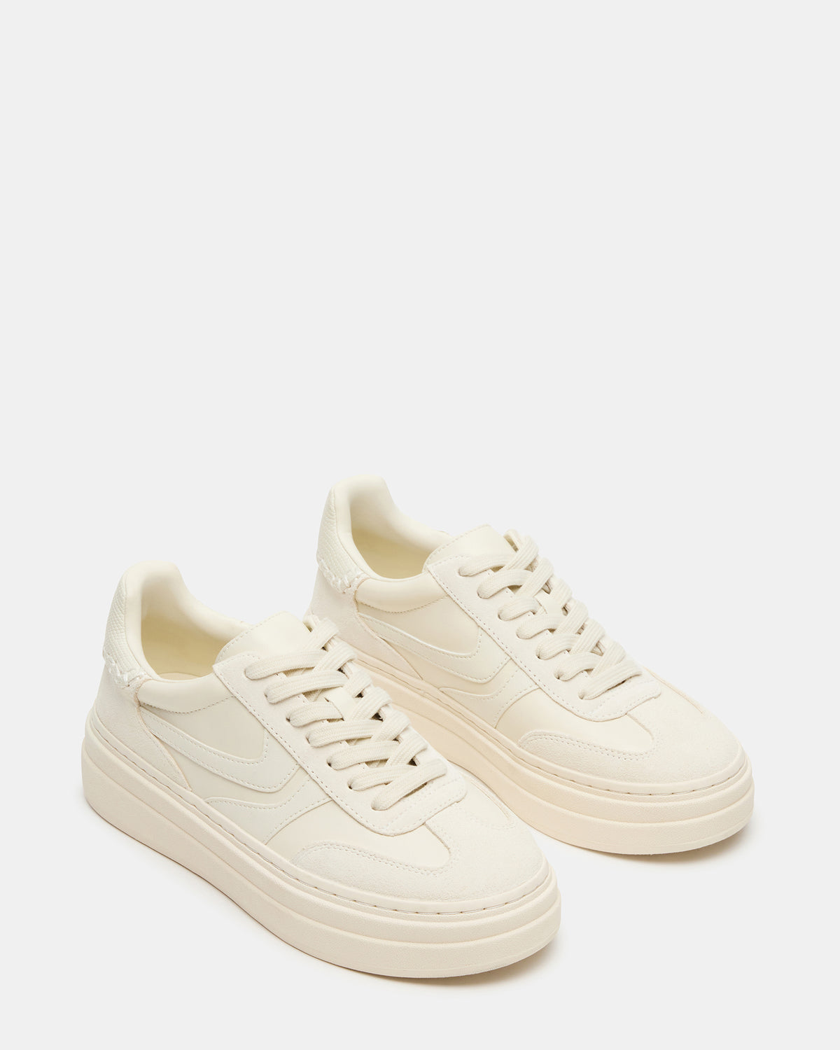 DODGE Off-White Low-Top Platform Women's Sneaker | Steve Madden Sale