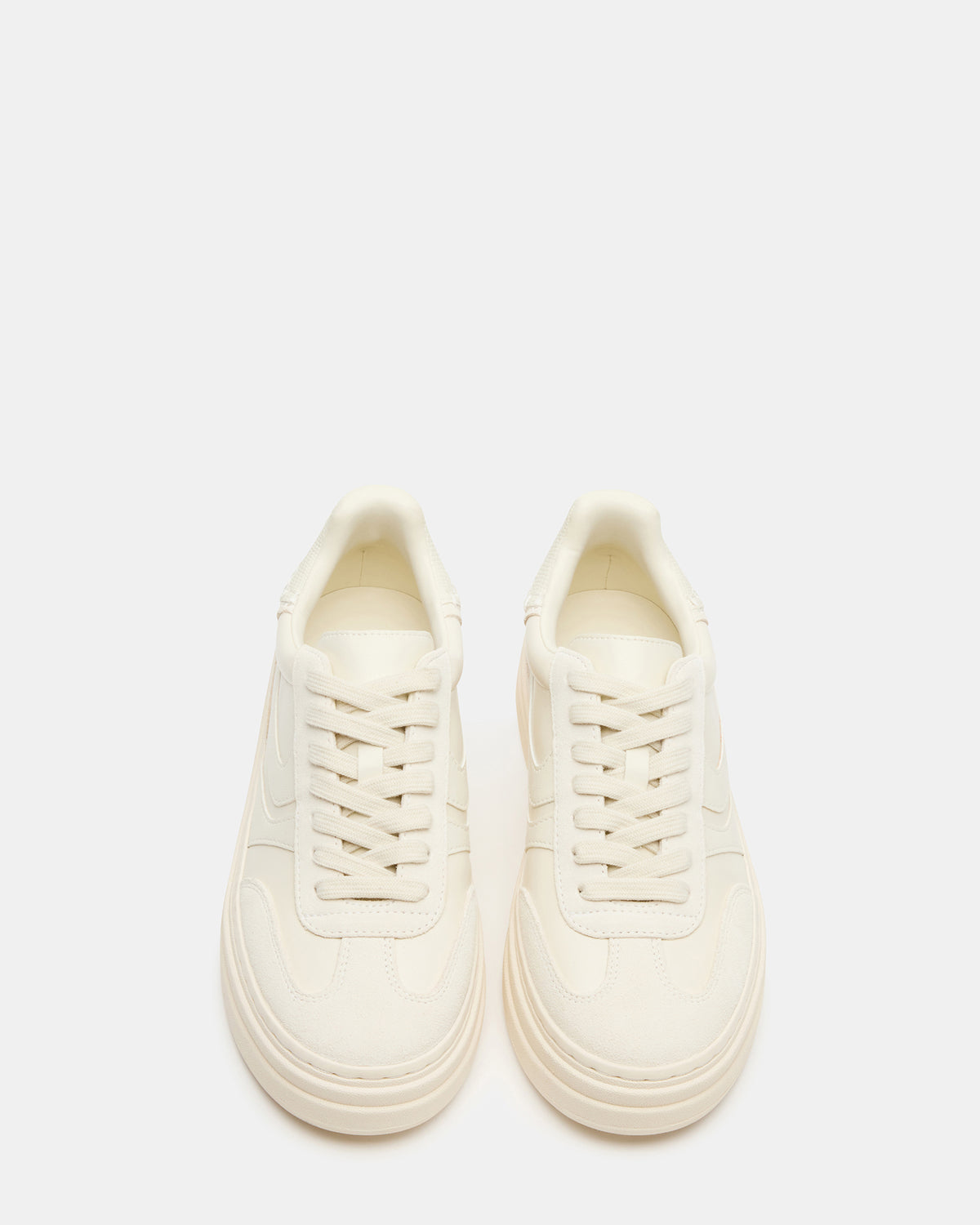 DODGE Off-White Low-Top Platform Women's Sneaker | Steve Madden Sale