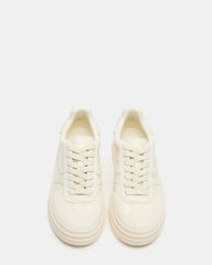 DODGE Off-White Low-Top Platform Women's Sneaker | Steve Madden Sale