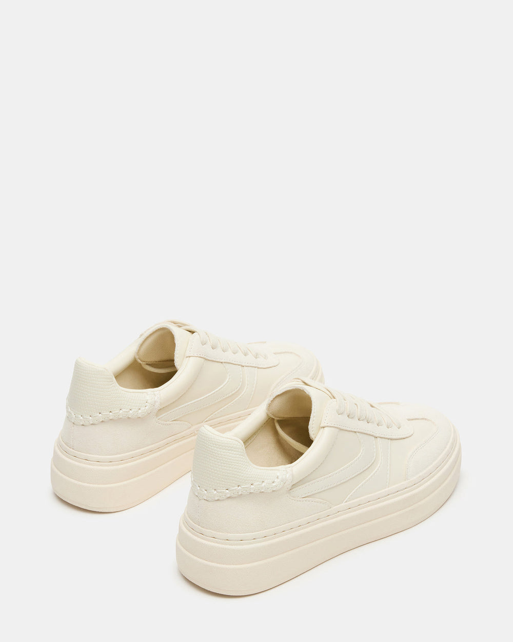 DODGE Off-White Low-Top Platform Women's Sneaker | Steve Madden Sale