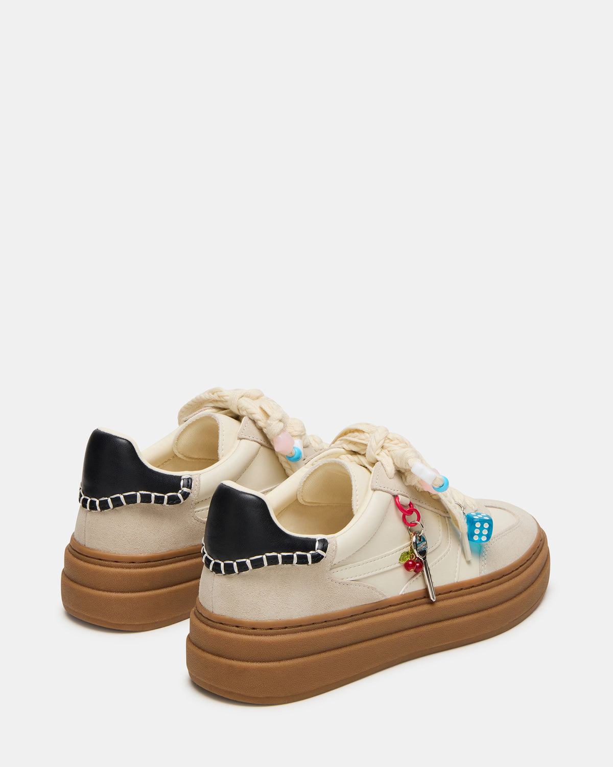 DODGE CHARM Bone Multi Low-Top Platform Women's Sneaker | Steve Madden on Sale