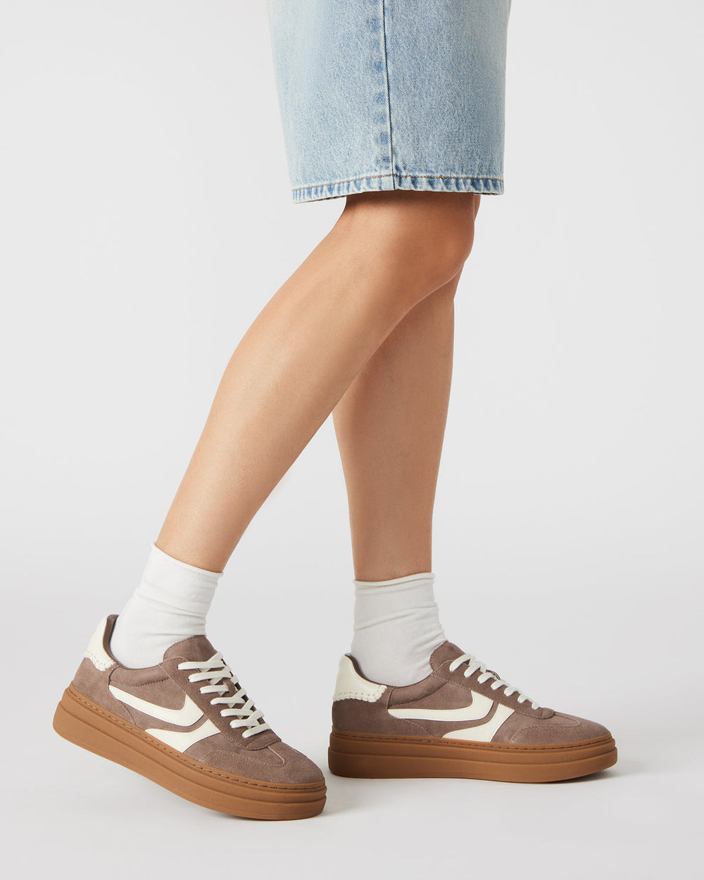 DODGE Espresso Low-Top Platform Women's Sneaker | Steve Madden near me