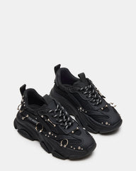 POSSESSION Piercing Black Platform Lace-Up Women's Sneaker | Steve Madden near me