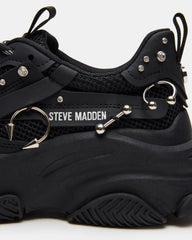 POSSESSION Piercing Black Platform Lace-Up Women's Sneaker | Steve Madden near me
