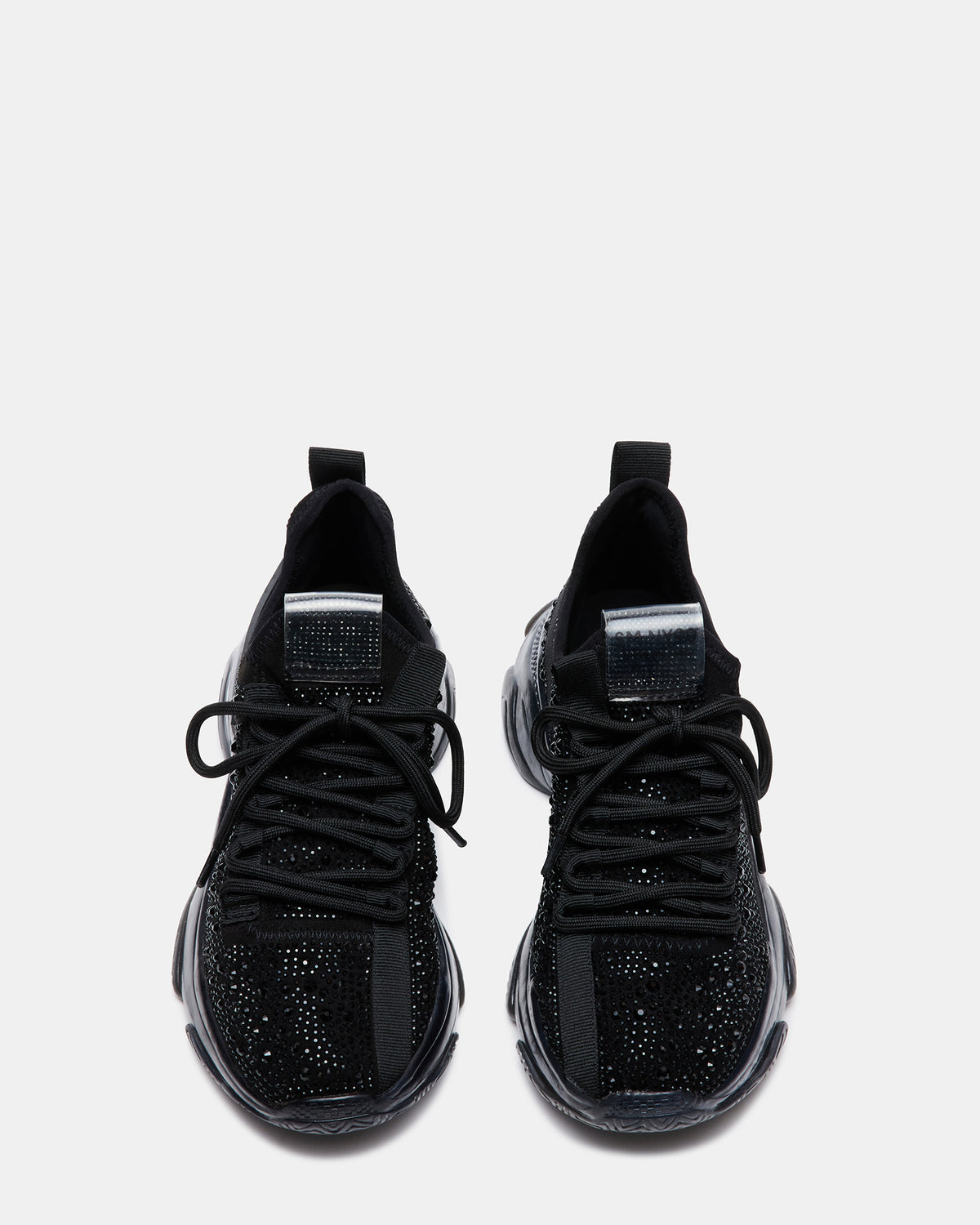 MAXIMA Black Rhinestones Women's Sneakers | Steve Madden for Sale