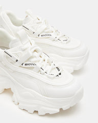 RECOUPE White Women's Chunky Platform Low-Top Sneaker | Steve Madden near me
