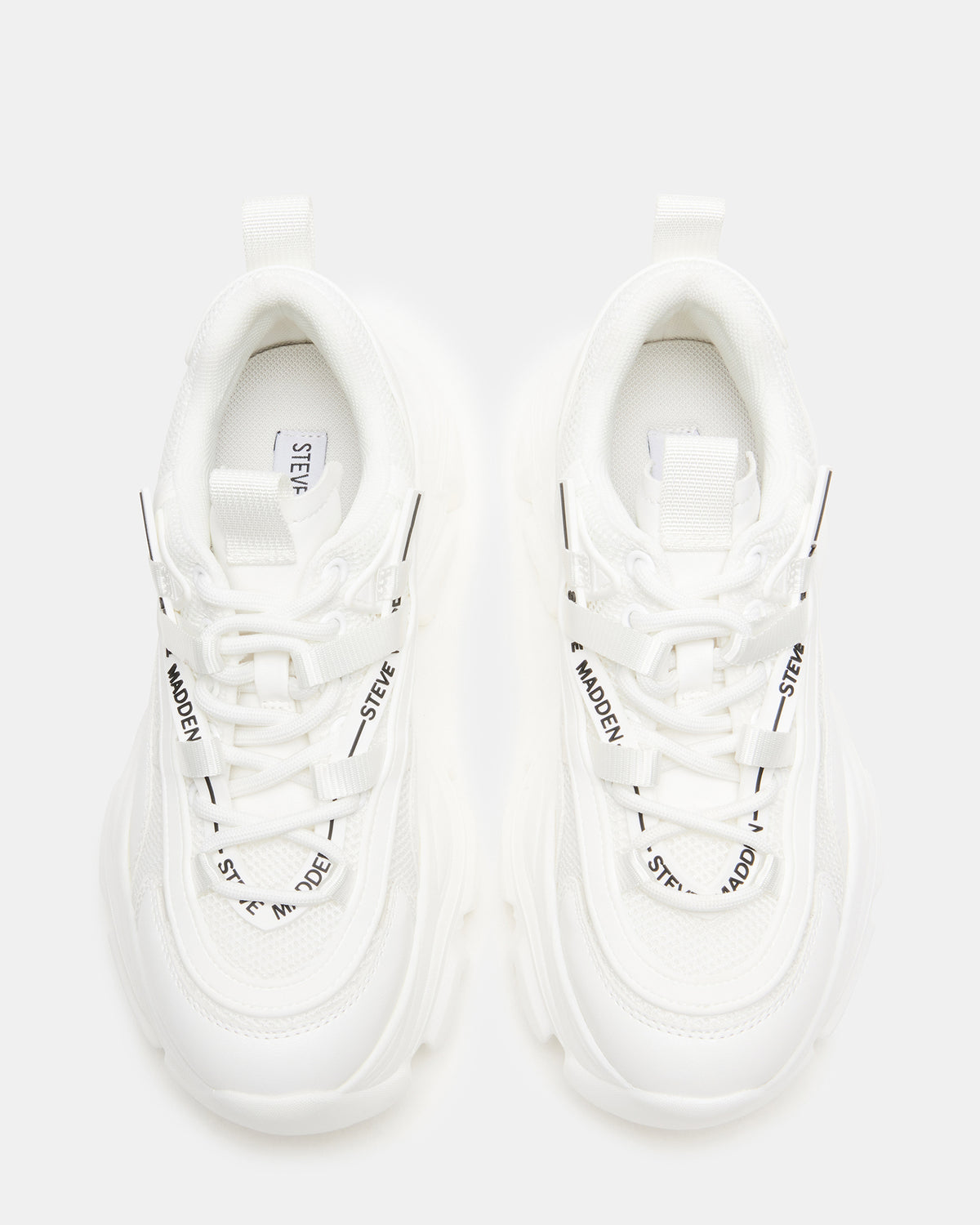 RECOUPE White Women's Chunky Platform Low-Top Sneaker | Steve Madden near me