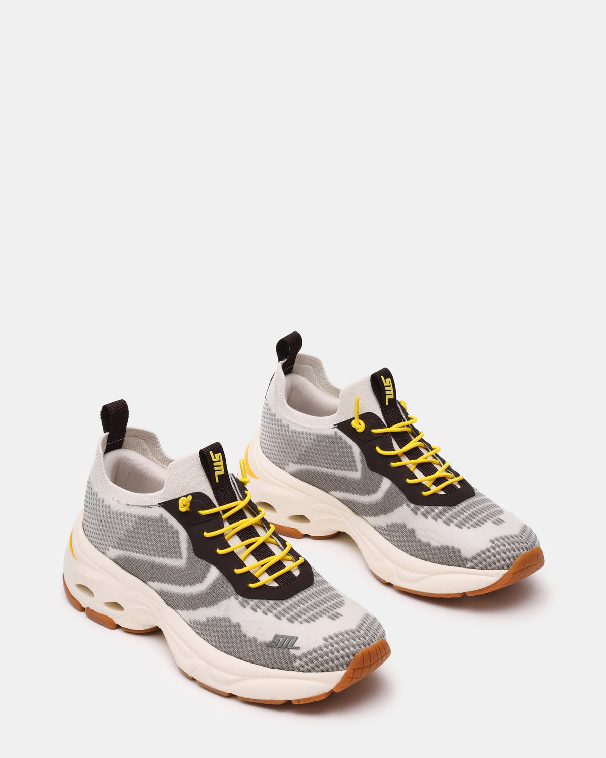 SWOOP Grey Multi Lace-Up Low-Top Platform Athletic Women's Sneaker | Steve Madden near me