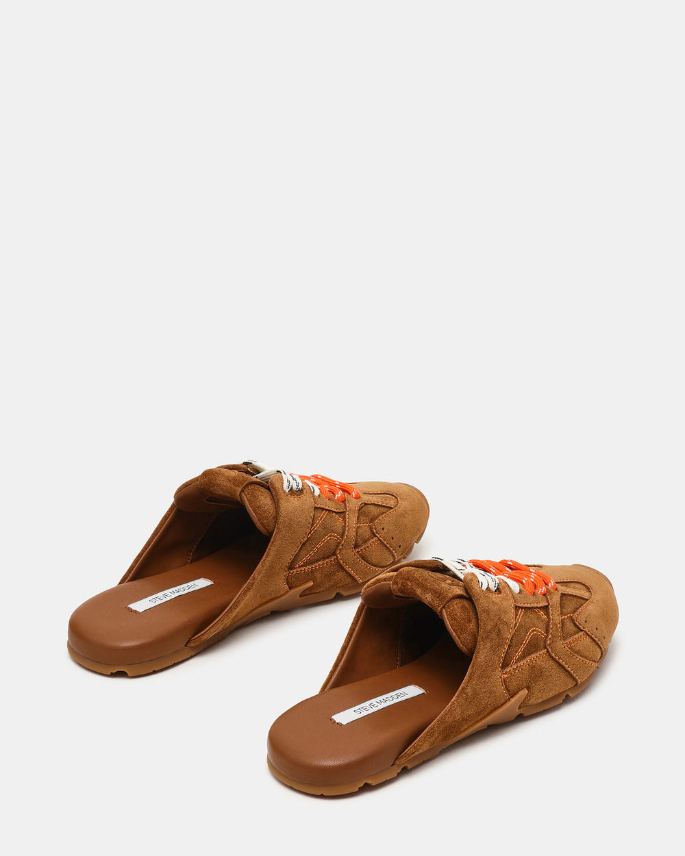 AZIEL MULE Chestnut Suede Low-Top Lace-Up Slip-On Women's Sneaker | Steve Madden online