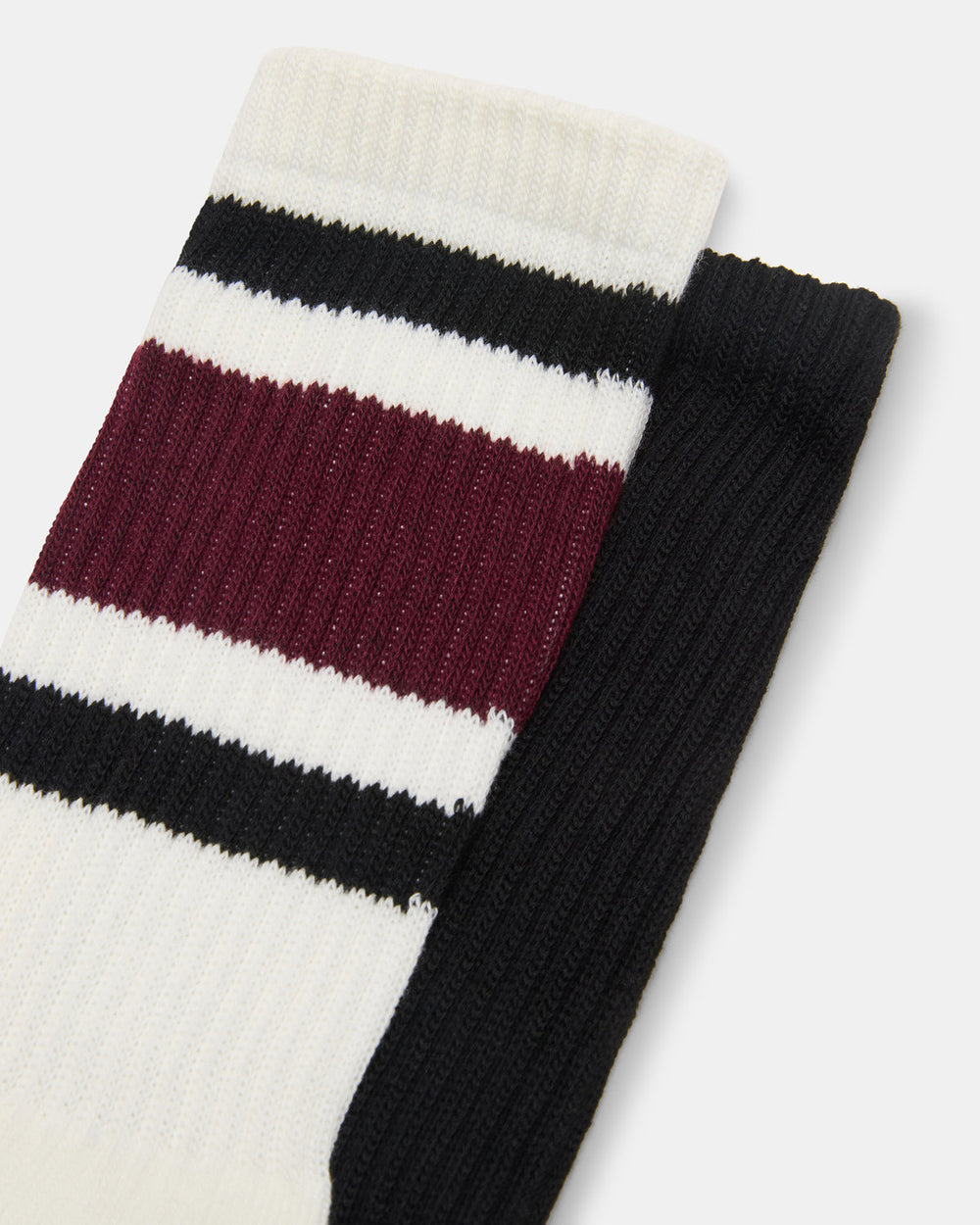 CASPER SNEAKER AND IVY 2 PACK STRIPE ATHLEISURE SOCKS BUNDLE | Steve Madden outlet