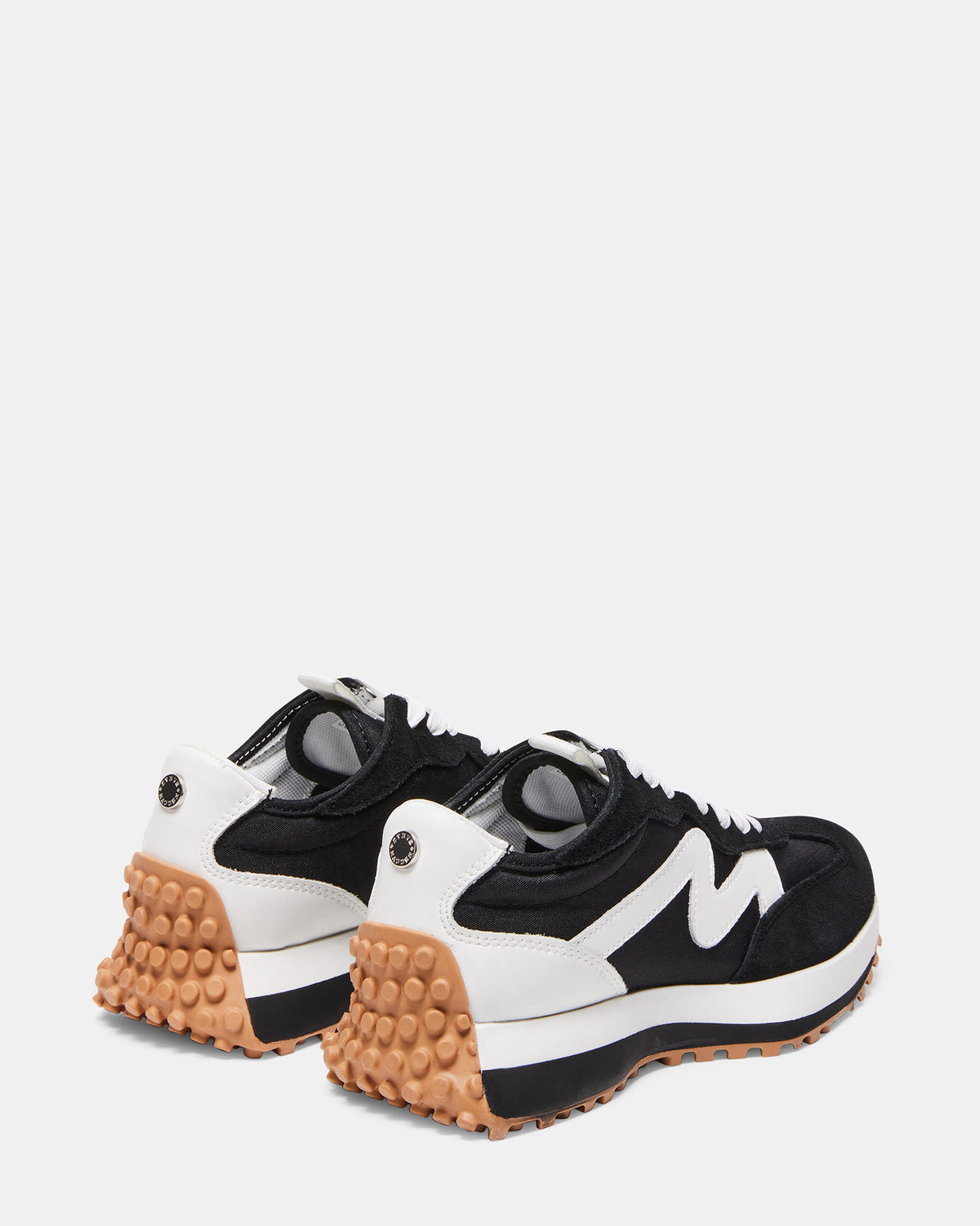 CAMPO Black/White Lace-Up Women's Sneaker | Steve Madden for Sale