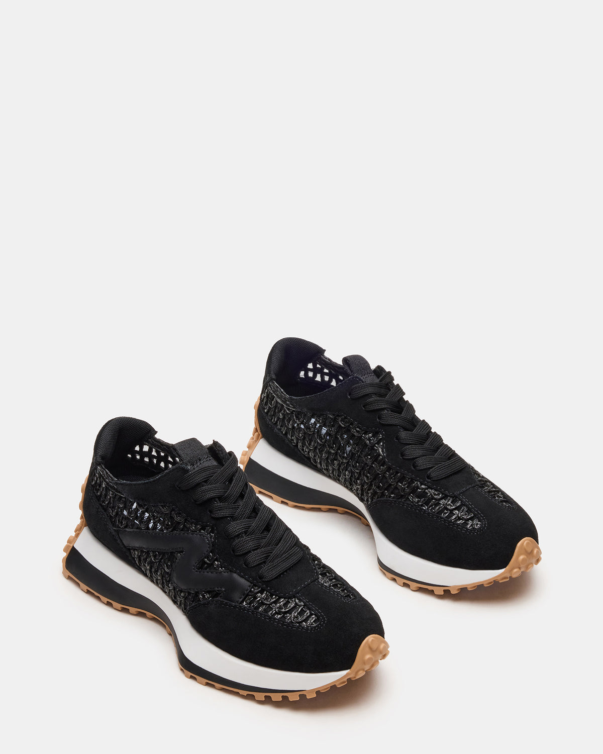 CAMPO Black/Beige Lace-Up Women's Sneaker | Steve Madden on Sale