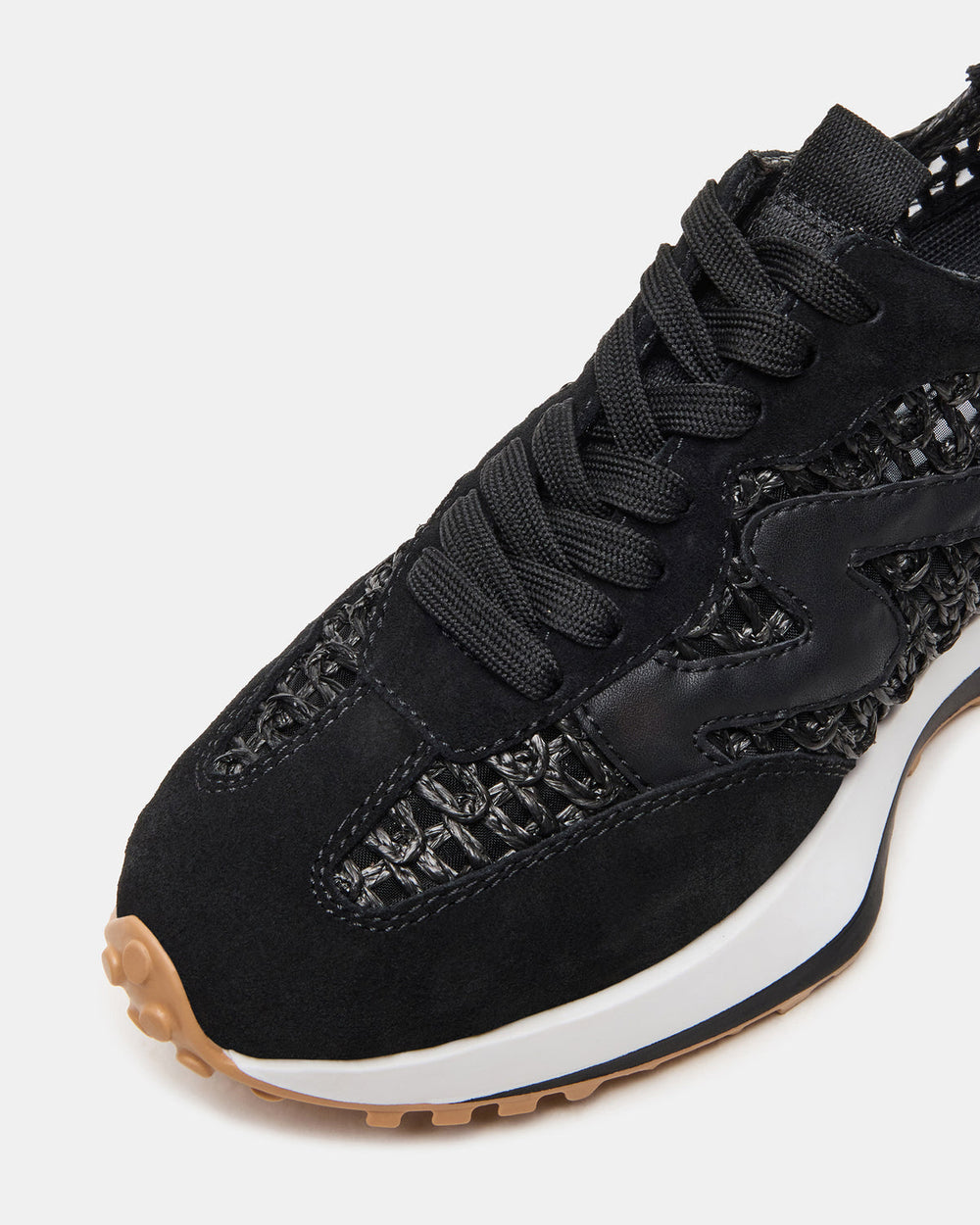 CAMPO Black/Beige Lace-Up Women's Sneaker | Steve Madden on Sale