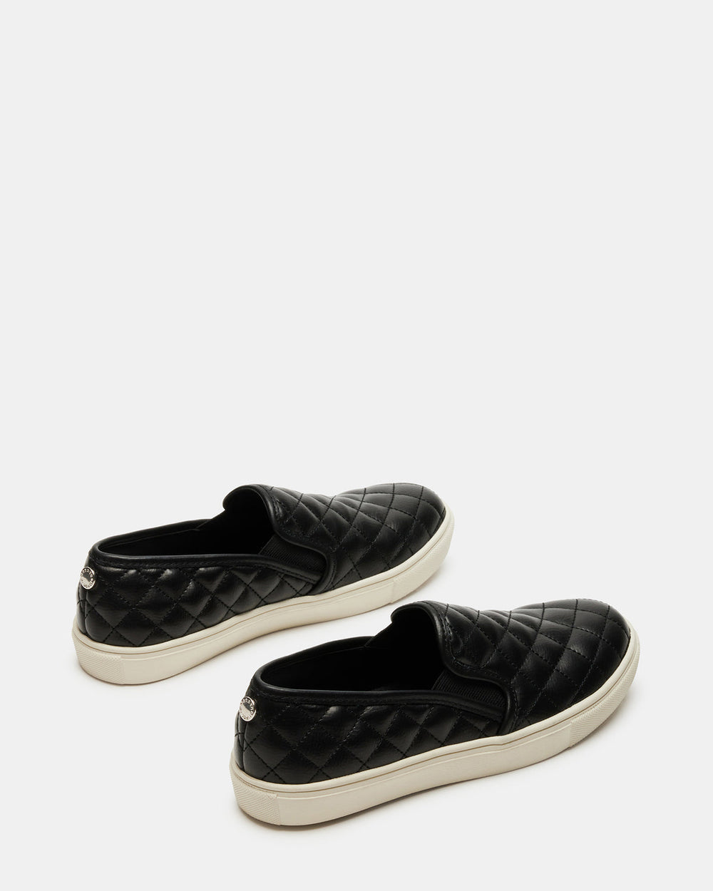 ECENTRCQ Black Leather Women's Slip On Sneakers | Steve Madden online
