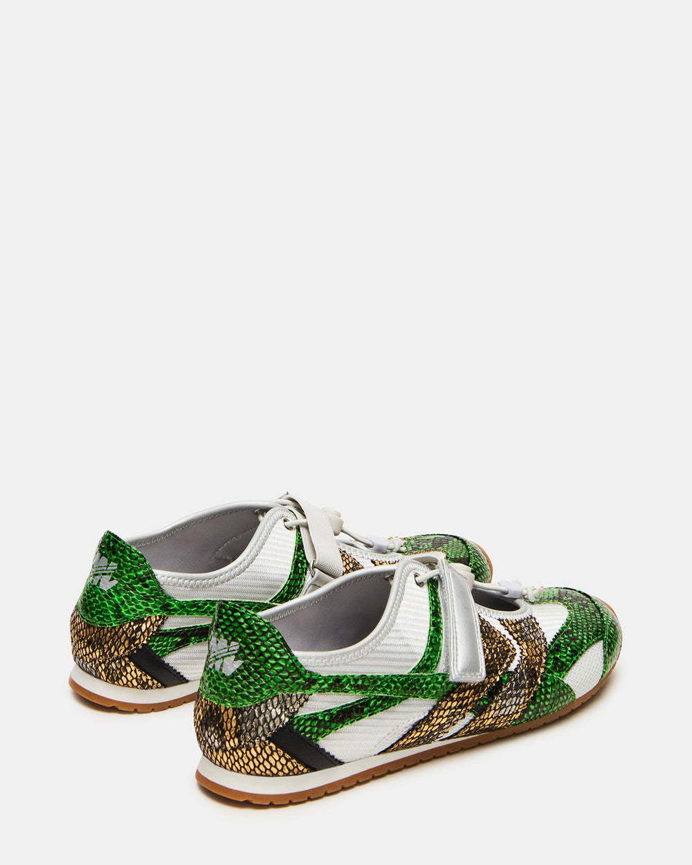 VIPER Green Multi Low-Top Velcro Women's Sneaker | Steve Madden outlet