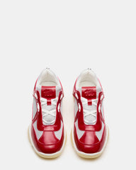 DUSTIN Red Mesh Lace-Up Low-Top Women's Sneaker | Steve Madden for Sale