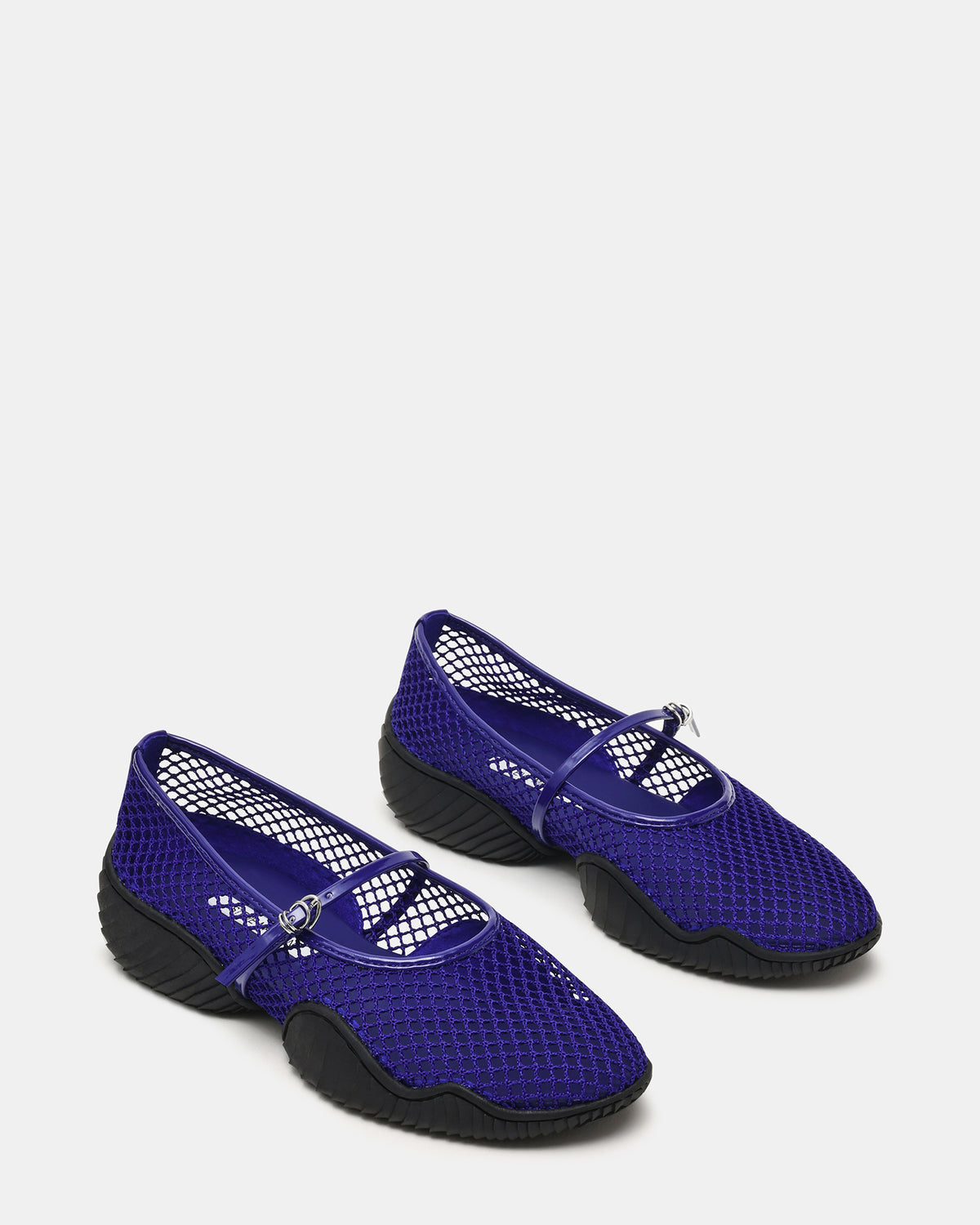 VICKEE Blue Mesh Mary Jane Buckle Chunky Sole Ballet Women's Sneaker | Steve Madden online