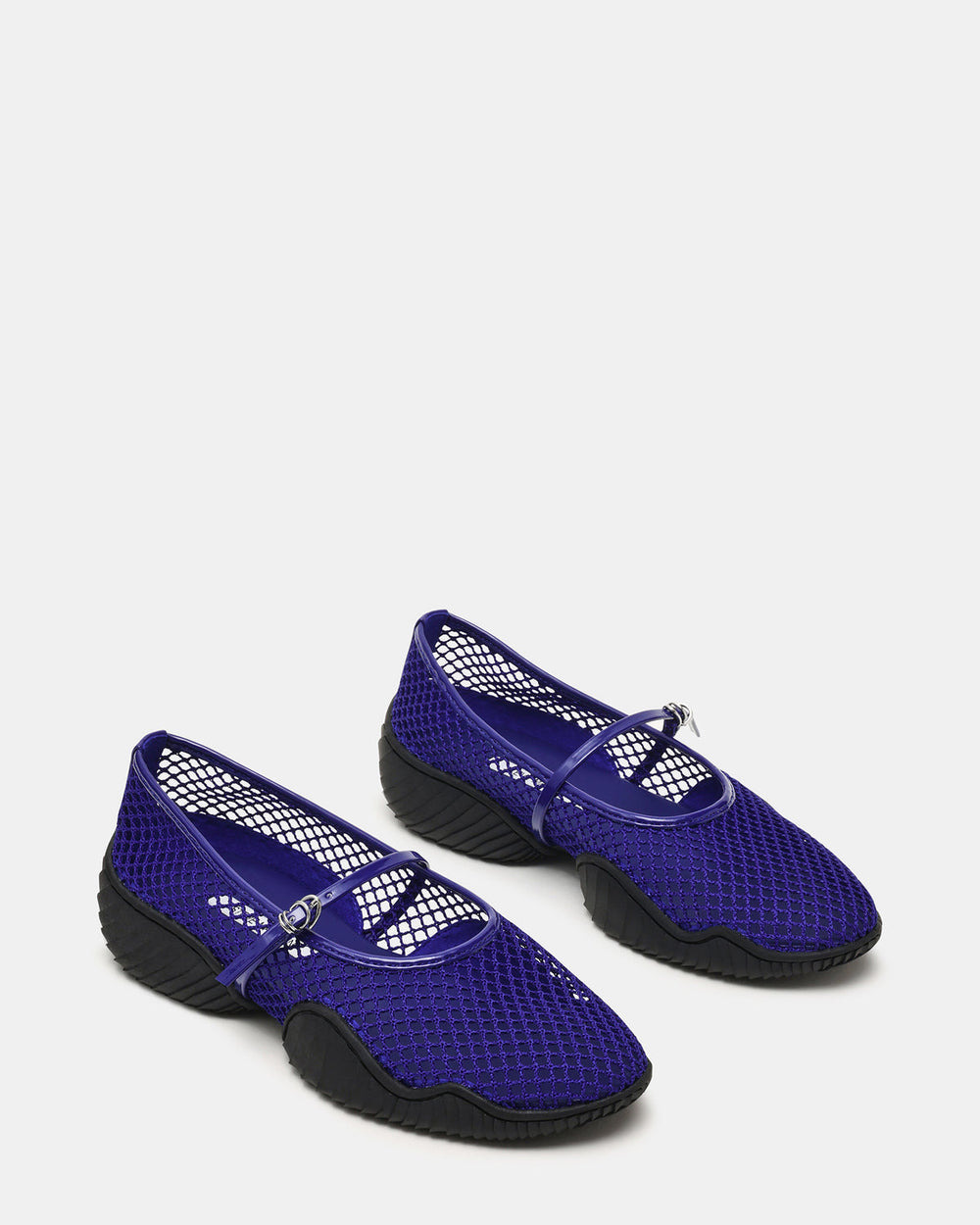 VICKEE Blue Mesh Mary Jane Buckle Chunky Sole Ballet Women's Sneaker | Steve Madden online