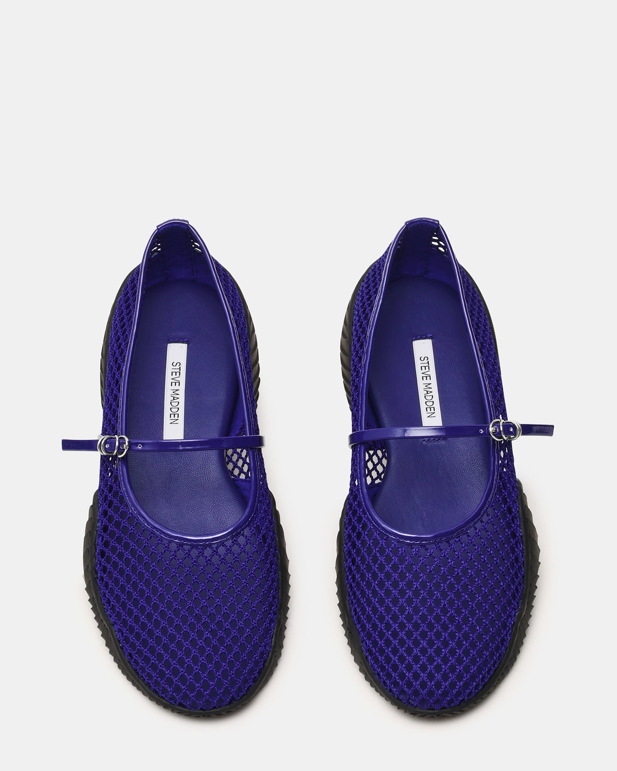 VICKEE Blue Mesh Mary Jane Buckle Chunky Sole Ballet Women's Sneaker | Steve Madden online