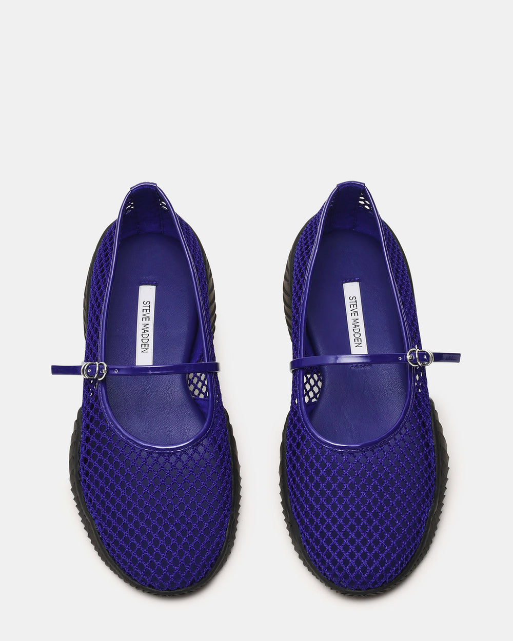 VICKEE Blue Mesh Mary Jane Buckle Chunky Sole Ballet Women's Sneaker | Steve Madden online