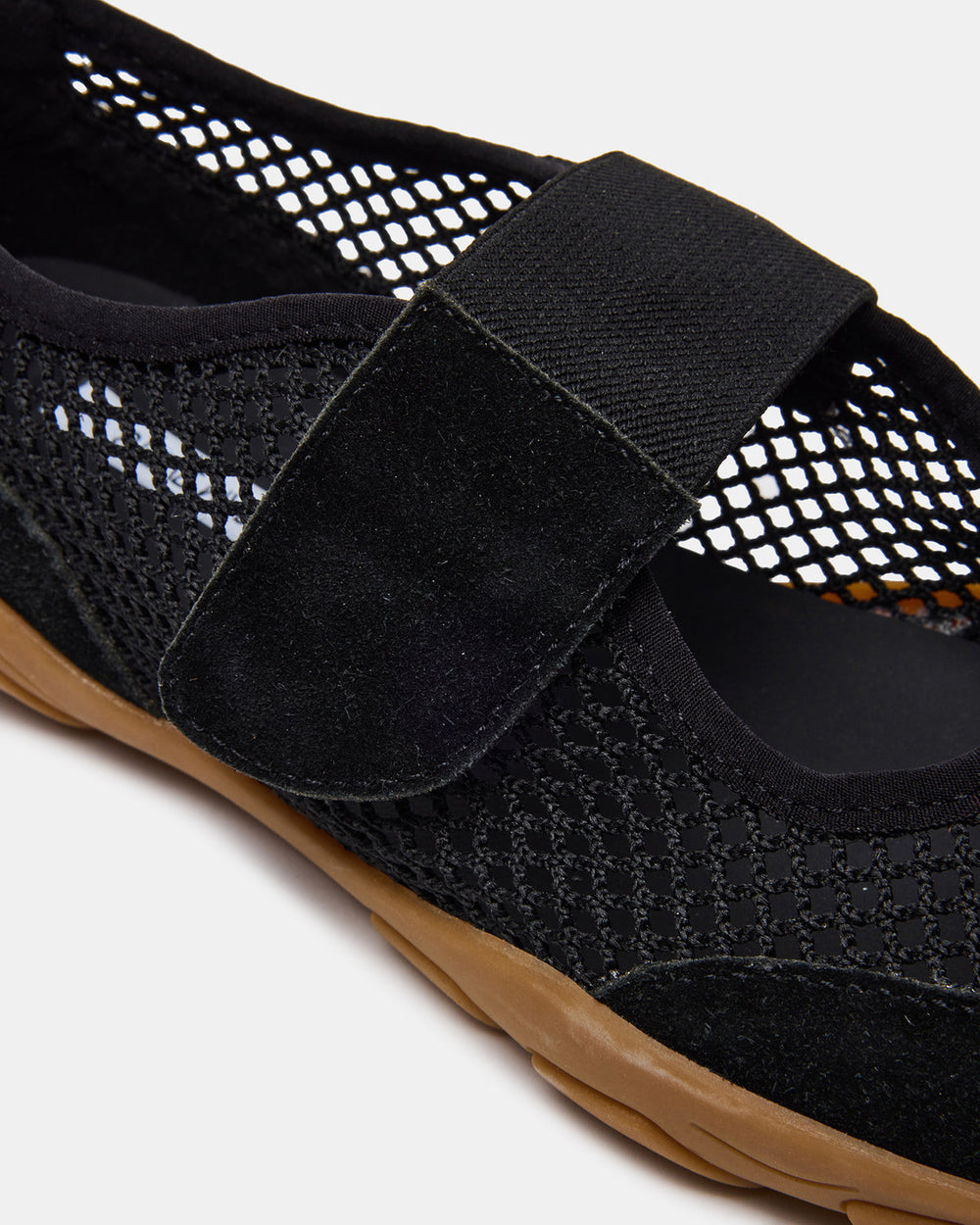 BANKS Black Mesh Velcro Mary Jane Women's Sneaker | Steve Madden US