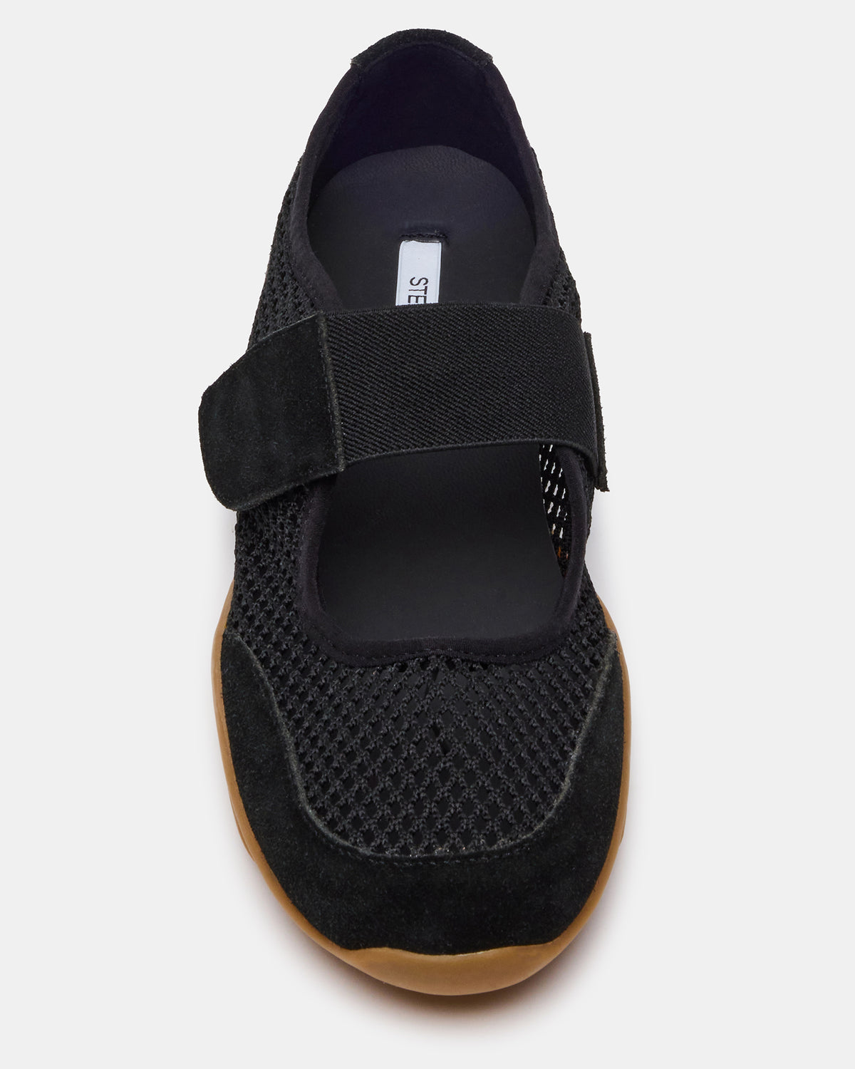 BANKS Black Mesh Velcro Mary Jane Women's Sneaker | Steve Madden US