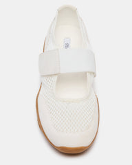 BANKS White Mesh Velcro Mary Jane Women's Sneaker | Steve Madden outlet