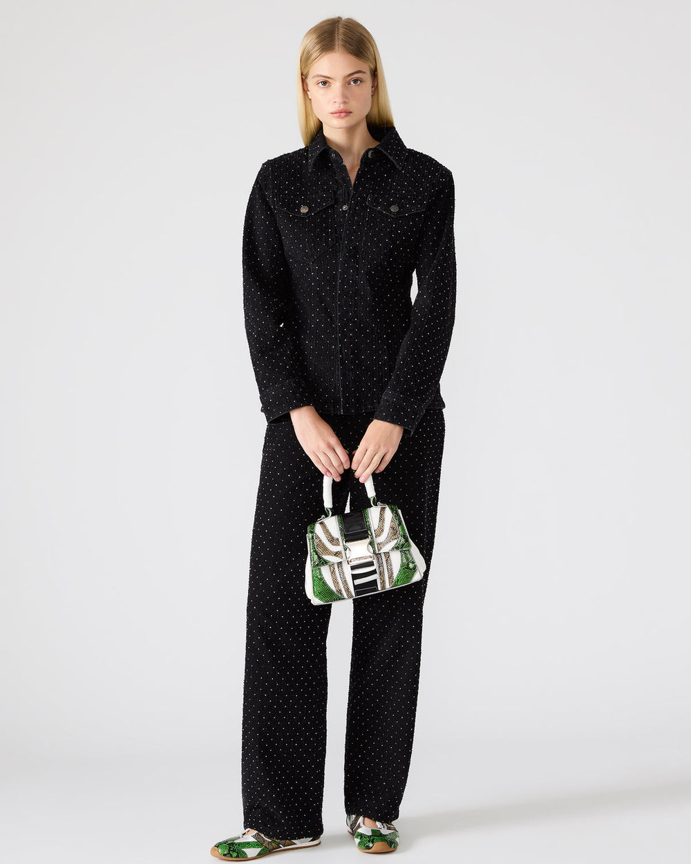 VIPER SNEAKER & DIEGO BAG GREEN METALLIC BUNDLE | Steve Madden outlet