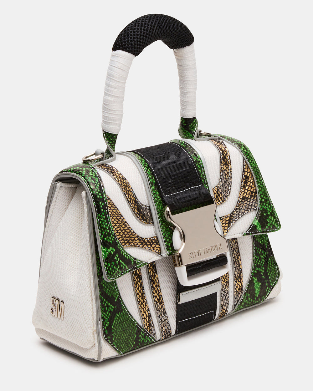 VIPER SNEAKER & DIEGO BAG GREEN METALLIC BUNDLE | Steve Madden outlet