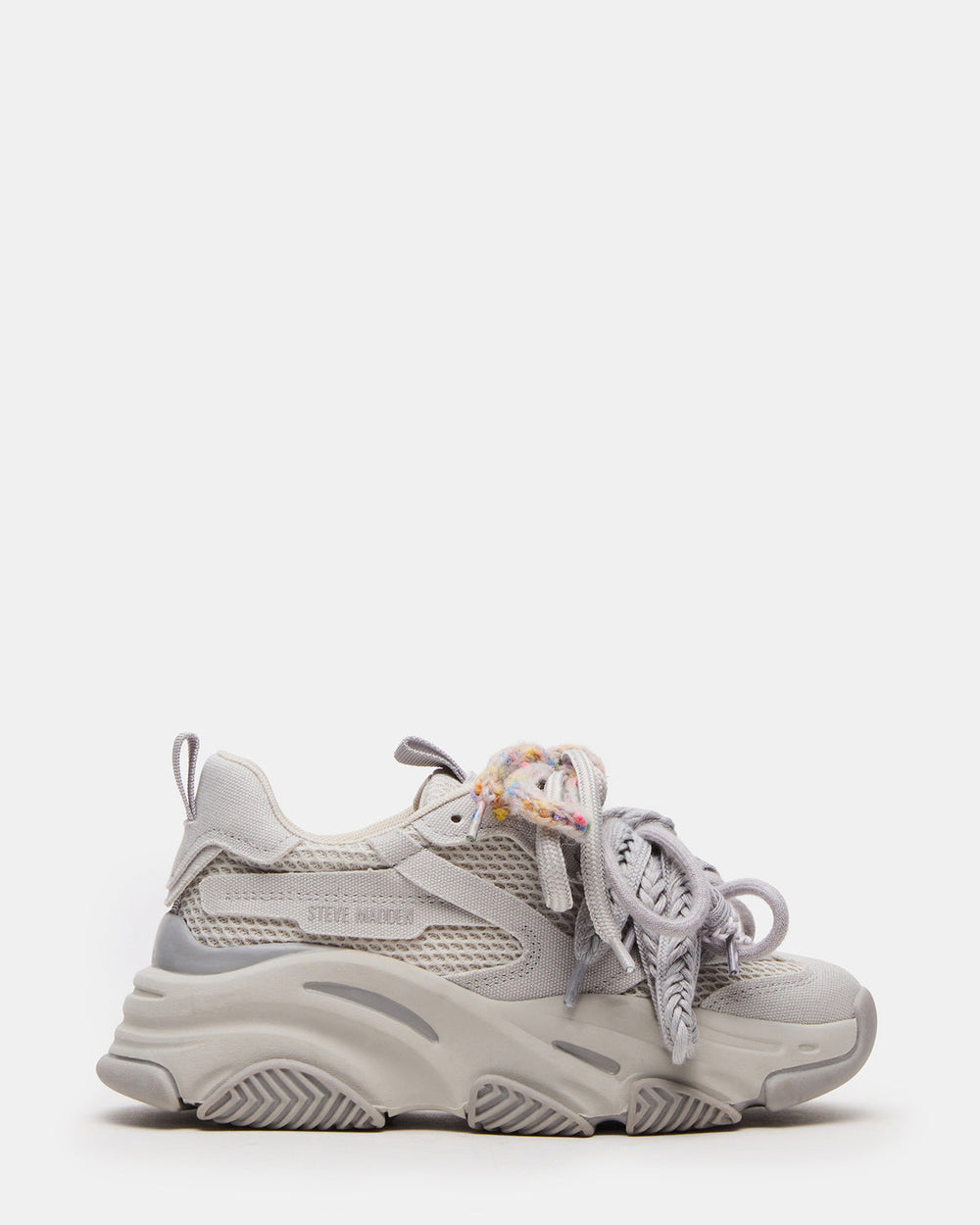 PRYCE Grey Low-Top Lace-Up Chunky Platform Women's Sneaker | Steve Madden near me