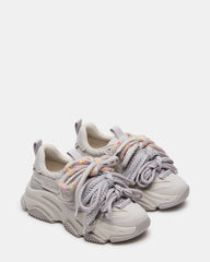 PRYCE Grey Low-Top Lace-Up Chunky Platform Women's Sneaker | Steve Madden near me