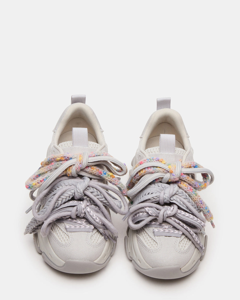 PRYCE Grey Low-Top Lace-Up Chunky Platform Women's Sneaker | Steve Madden near me